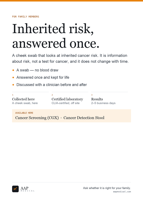 Cancer clinics clinic poster