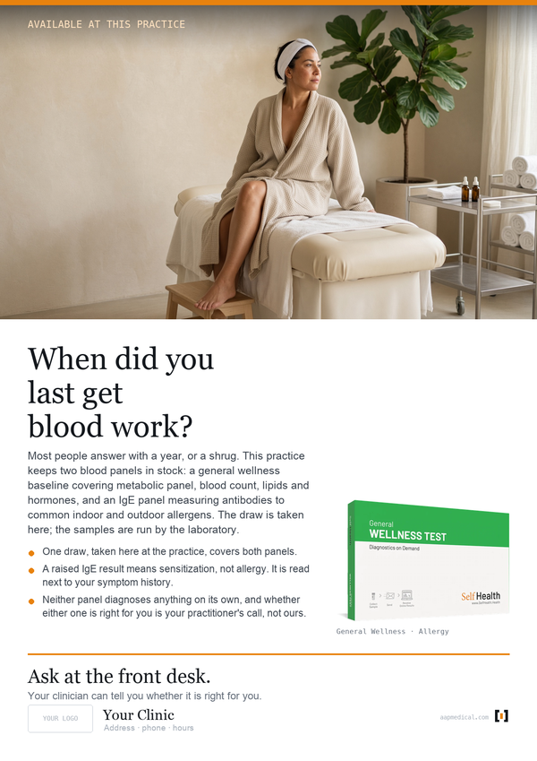 Med spa & aesthetics clinic poster