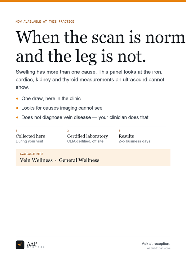Vein & vascular clinic poster